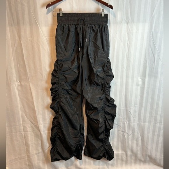 Y2k Kpopstyle Style Gathered‎ Drawstring Wide Leg Cargo Pants Size M - Picture 8 of 16